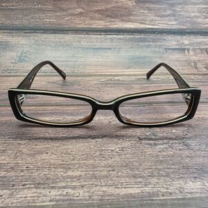 Enhance 3709‎ Brown Rectangle Eyeglass Frames 51/16/140 Womens